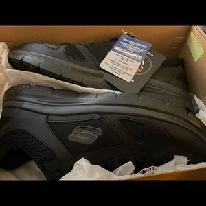 Brand New in box non slip Skechers work shoes.